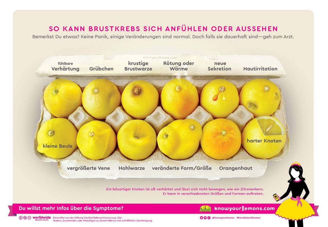 Mit Zitronen gegen Brustkrebs